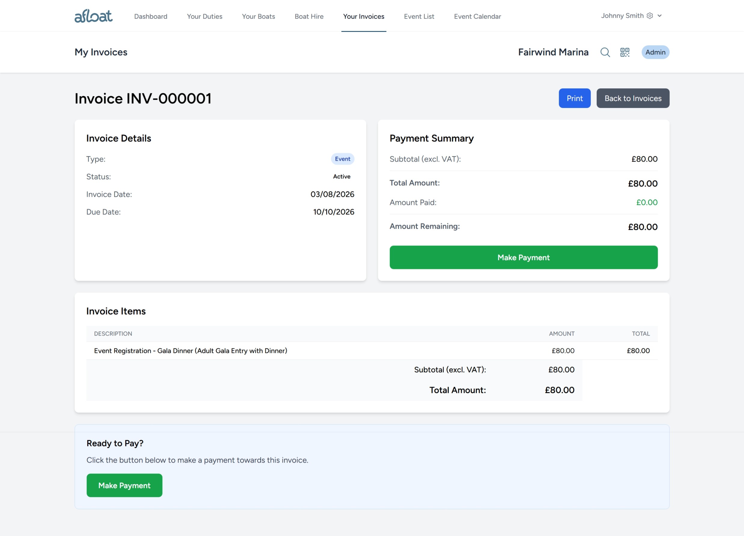 dektop-invoice.jpeg screenshot