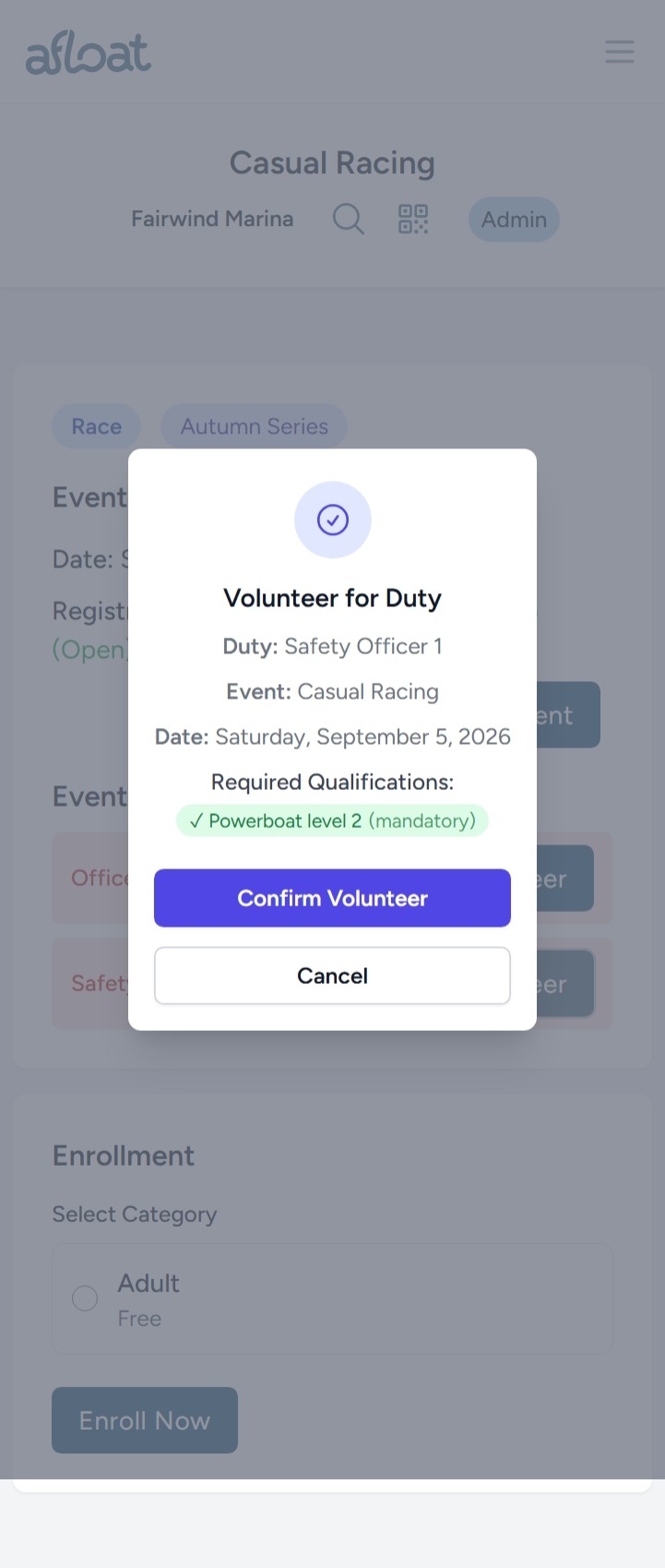 Make Club Duty Coordination Easy for Everyone screenshot